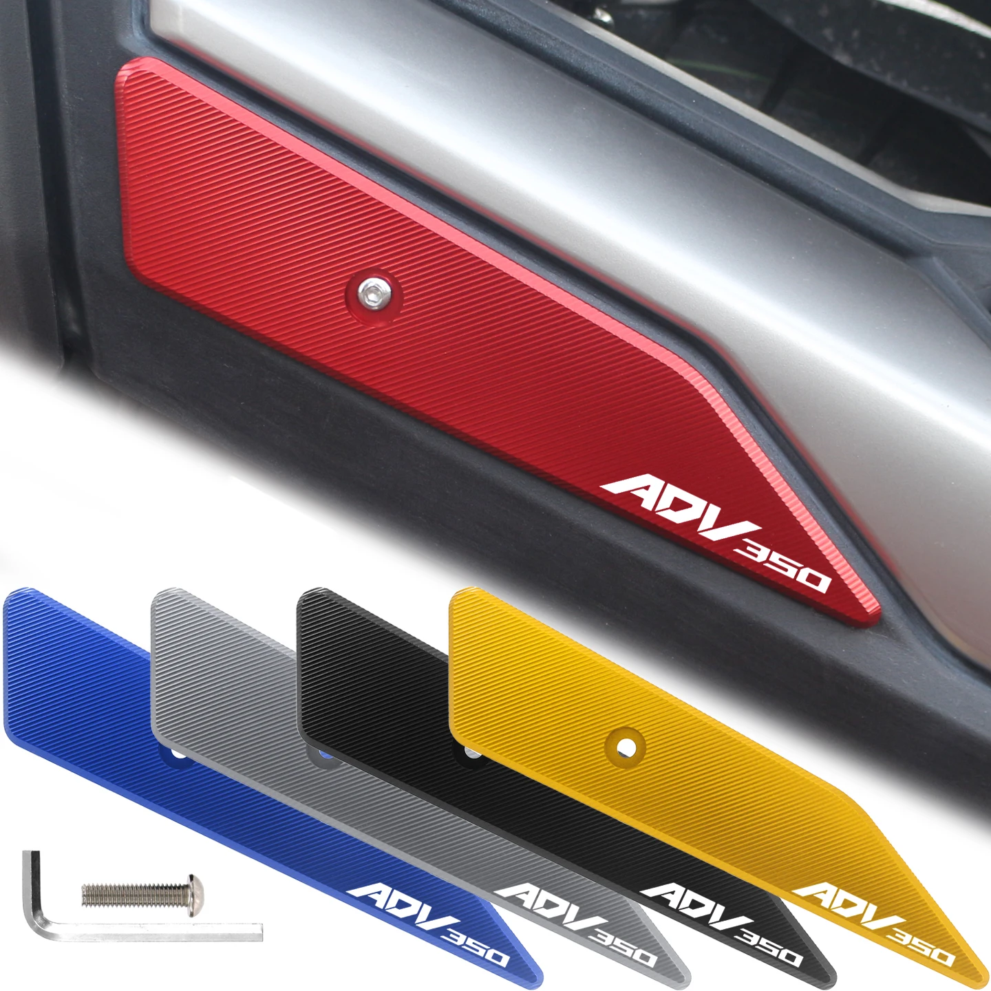 

Аксессуары для Honda ADV350 ADV 350 2021-2025, защита выхлопной трубы, боковые полосы, кронштейны для выхлопных газов, декоративные чехлы