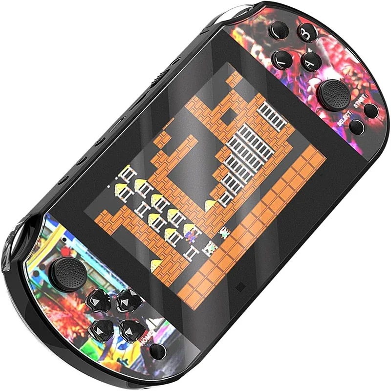 

Портативная игровая консоль: 10 000 игр, 4,3-дюймовый IPS-экран, в комплект входит TF-карта емкостью 64 ГБ, емкость аккумулятора 3000 мАч, портативная игровая консоль в стиле ретро