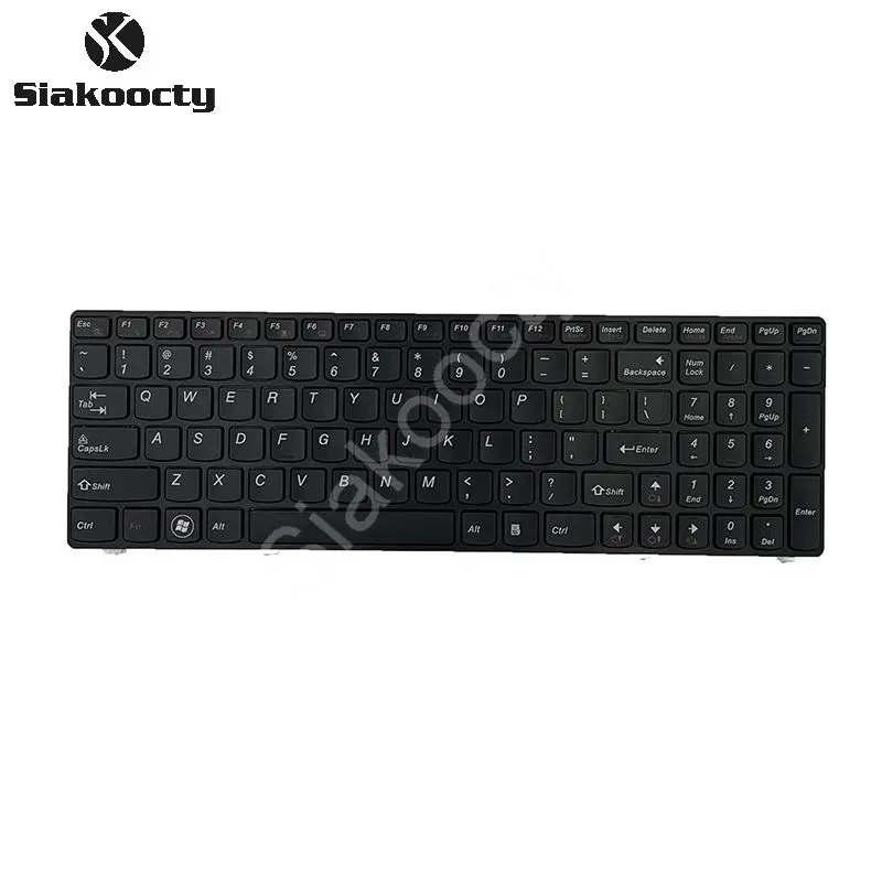 Siakoocty New Original US English Keyboard for Lenovo Z580 Z585 G580 G585 N586 N581 Laptop 25206719 25206689 25206659 25206685