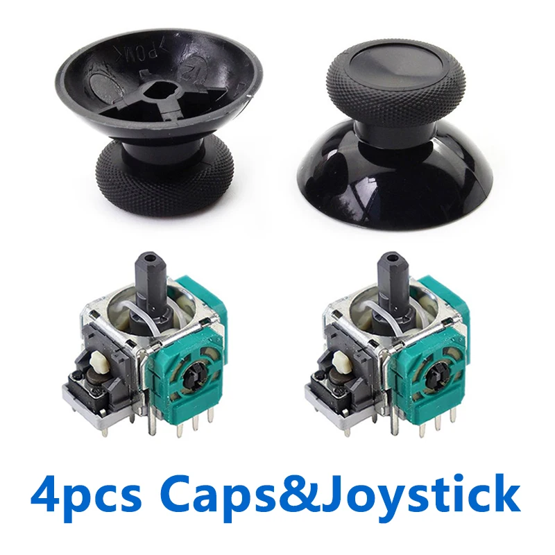 XBox One Joystick and Caps,Replacement XBox ONE S/X Controller Joystick Potentiometer,Xbox Gamepads JoyStick Caps