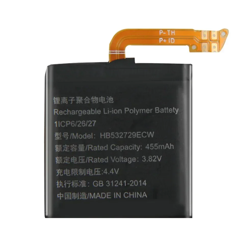 HB532729ECW 455mAh Battery for Huawei Watch GT2 46MM Watch GT3 46MM JPT-B19 JPT-B29 Mobile Phone Batteries Warranty 2 Years