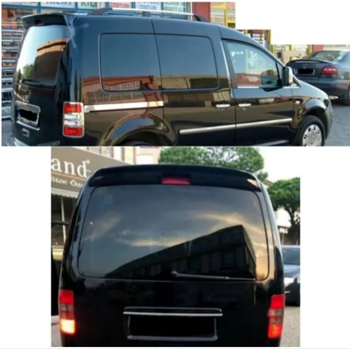 

For VW Volkswagen Caddy MK2 2003 To 2015 Rear Trunk lip Spoiler Wing Body Kit Cover adhesive installation