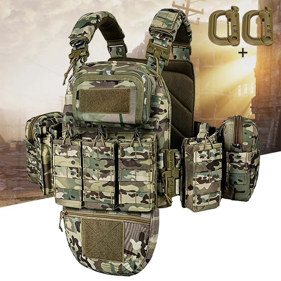 Outdoor hunting vest with 2 water bags, multiple specificati