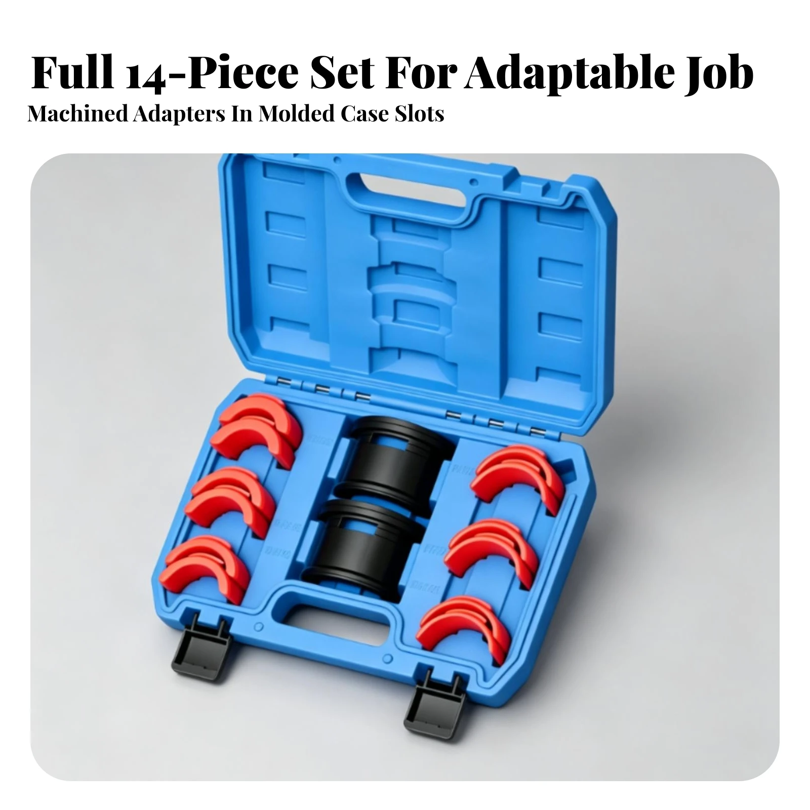14 Pieces Shock Absorber Oil Seal Installation Tool Accurate Motorcycle Fork Seal Driver Kit Portable Organized