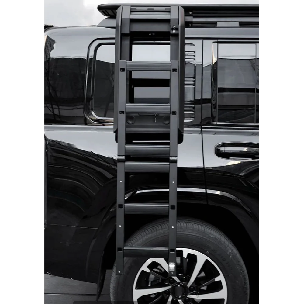 

For Haval H9 2024 Universal Pickup Truck Tailgate Ladder Heavy Duty Tailgate Step Ladder Fit