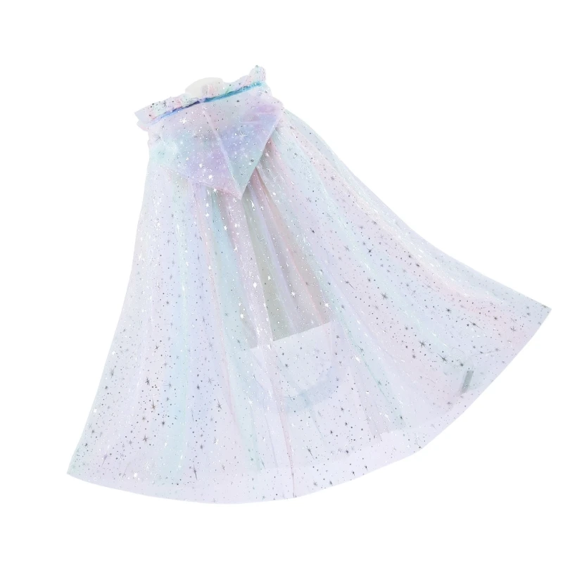 Cape met capuchon en LED-licht Halloween-mantel Oplichtende Cape Prinses Cosplay Cape Feestartikelen voor kinderen, kleine