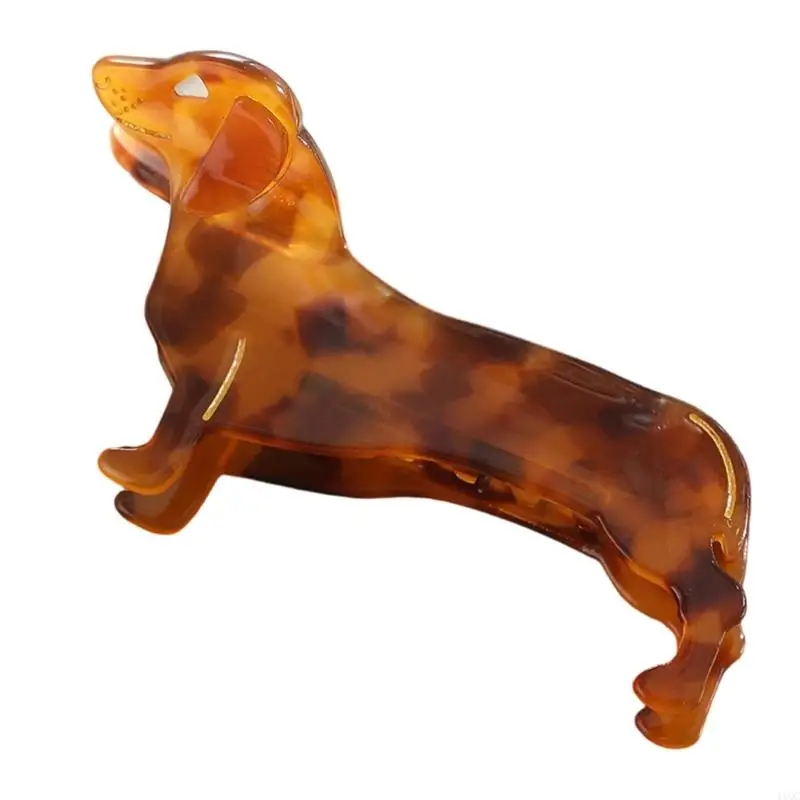 Modern Acetate Dachshund Hair Accessory Lightweight Design Barrettes Hairpin Hair Ornament For Fashionable Outfits 