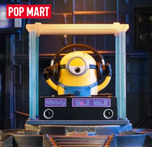 

POP MART Миньоны на работе, серия слепая коробка, игрушки, каваи, аниме, экшн-фигурка, сюрприз, тайна коробка, куклы, подарок для девочек