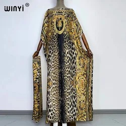 2022 Winyi Holiday Party Jurk Nieuwe Mode Jurk Voor Vrouwen/Dame, elegante Oversized Kaftan Afrikaanse Print Caftan Voor Dames/Vrouwen