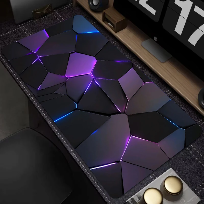 3D Visual Geometric Pattern Mouse Pad Large Computer Office Table Mats XXL Anti-slip HD Gaming Keyboard Mousepads Long Desk Mat
