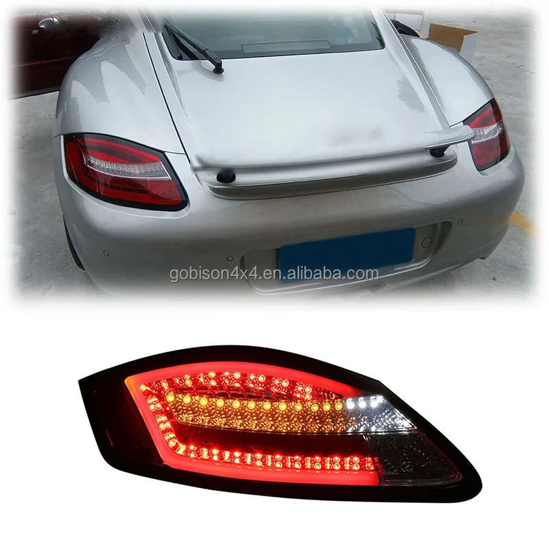 Gobison Upgrade LED Tail Lights  Lamp Assembly for Porsche Cayman 987 light lamp 2004-2008