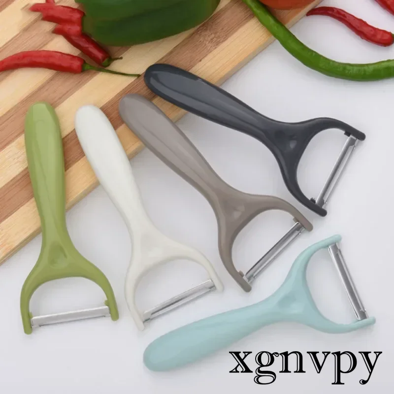 xgnvpy New Portable Fruit Vegetable Peeler Stainless Steel Carrot Potato Multifunctional Kitchen Peeling Tool 1PCS