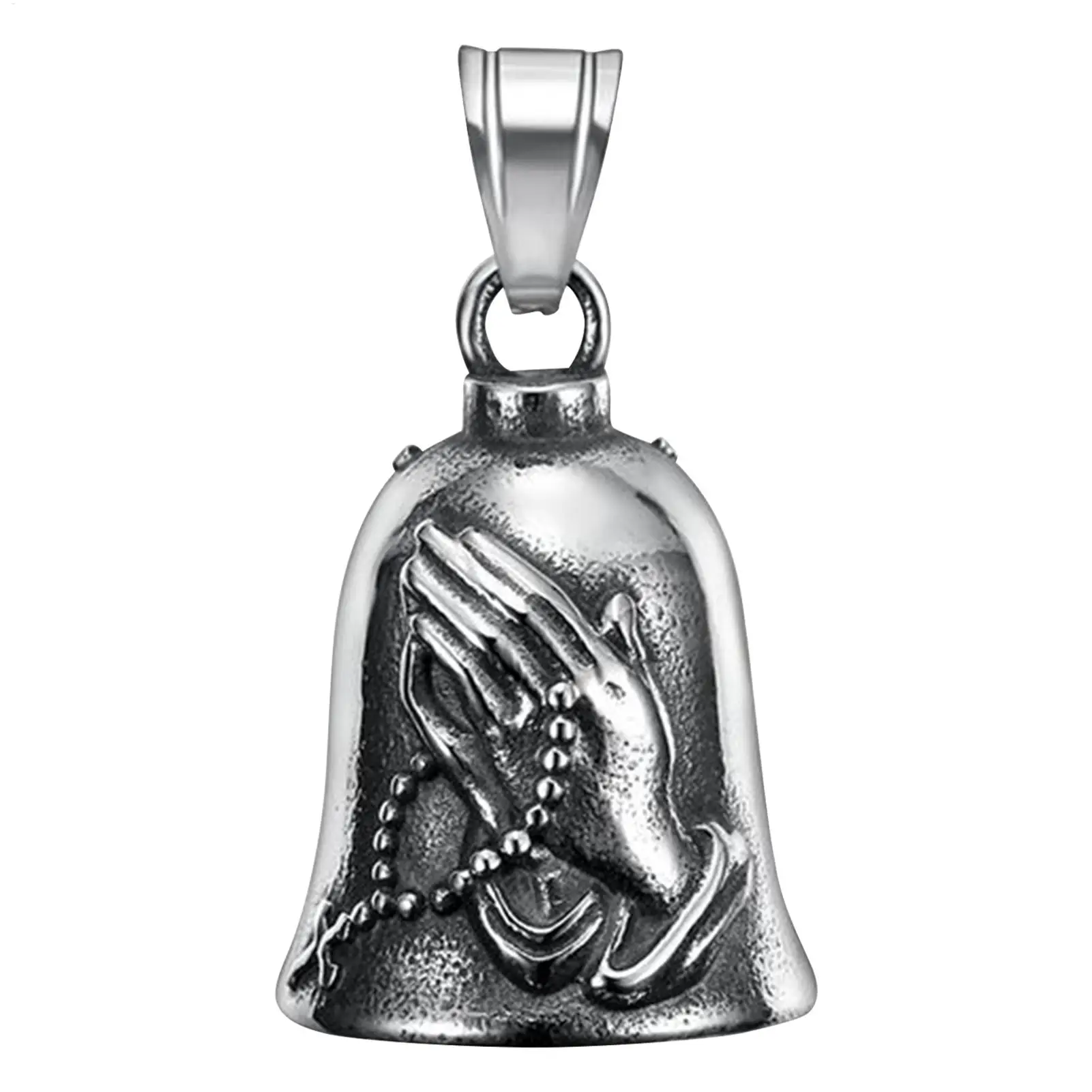 Guardians Bell Motorcycle Bells, Stainless Steel Motorcycle Bell LuckyCharm, Motorcycle Bell Hanger, Chrome For Motorc