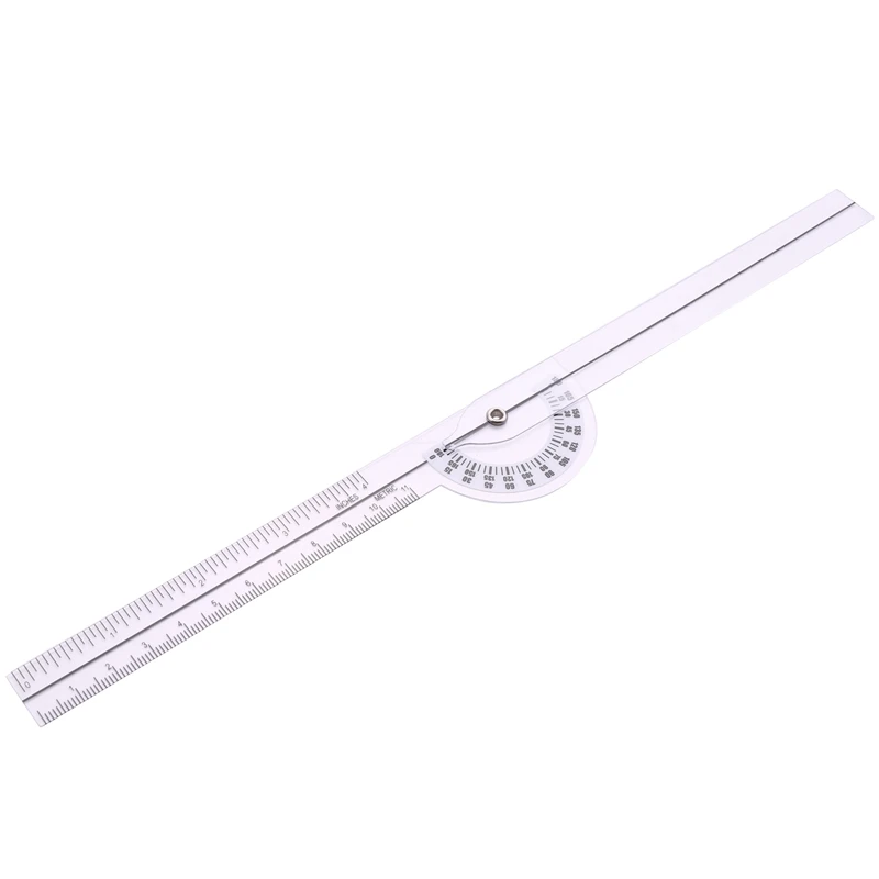 HOT SALE 12Pcs Spinal Ruler Spinal Finger Goniometer Protractors Multi-Ruler Angle 180/360 Degree Measuring Tool