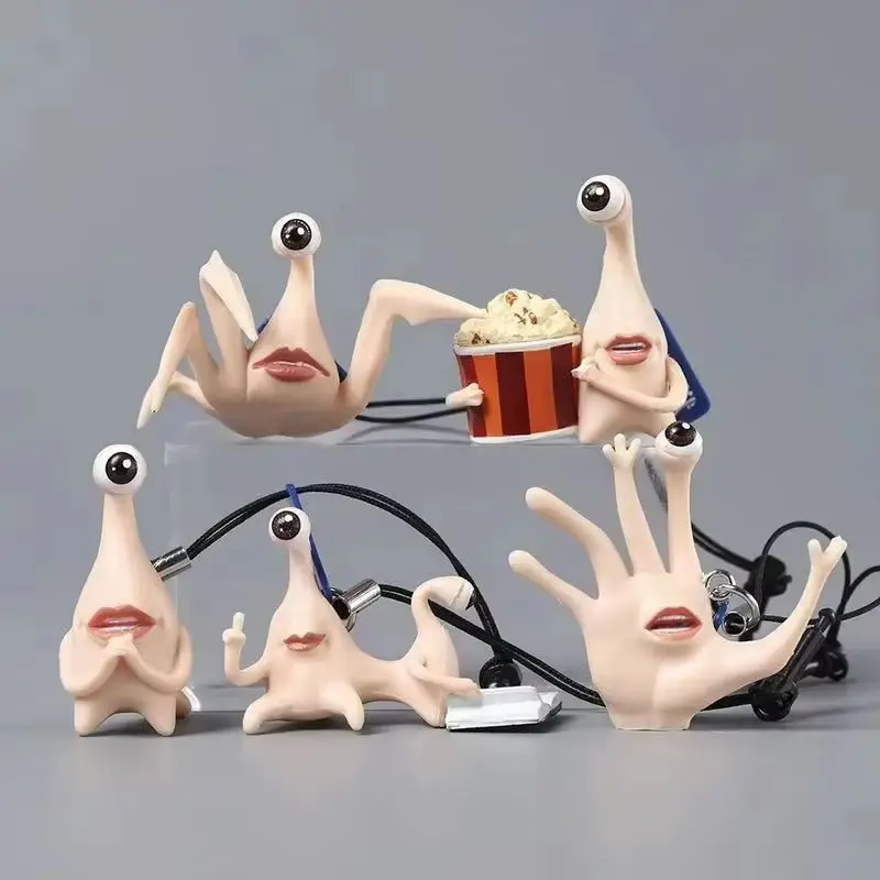 

5pcs/Set Parasyte Miggy Blind Box Anime Collectible Pvc Mini Action Figures Cute Model Dolls Kids Trendy Toys Unique Gift