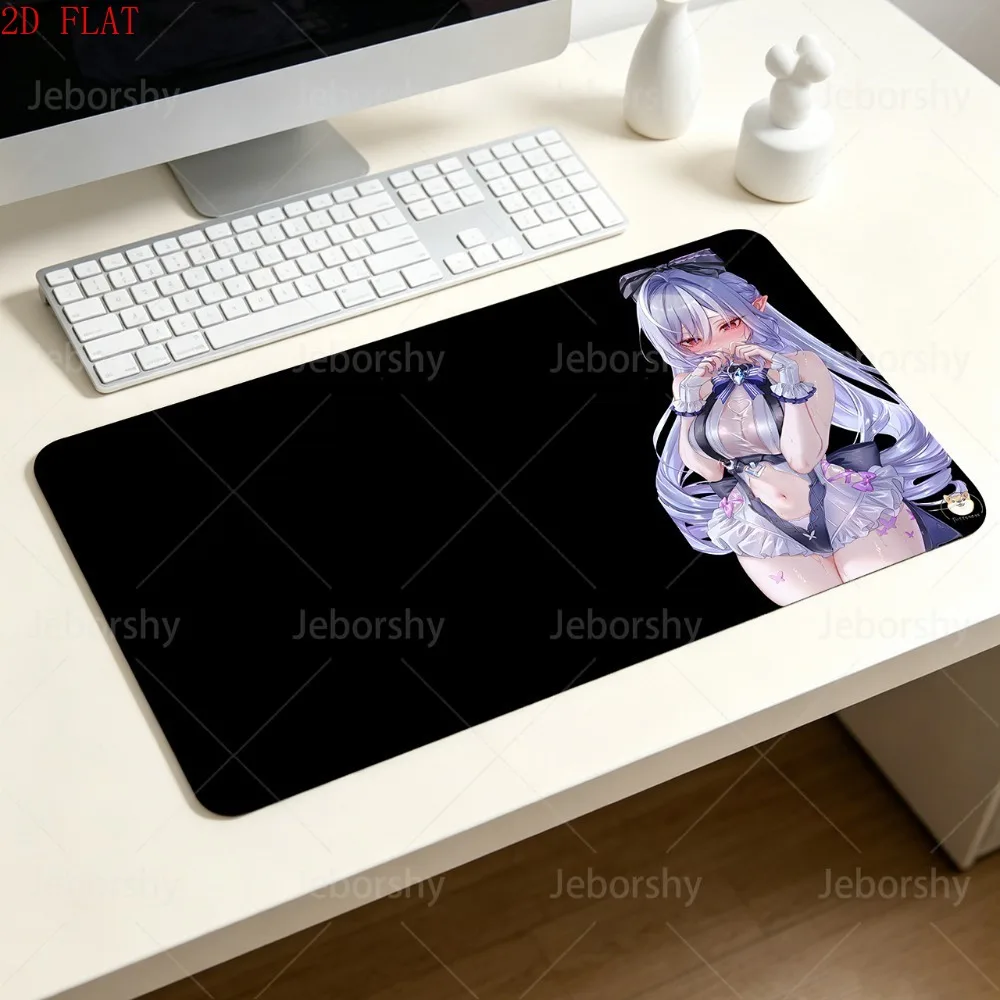 

Large Extended Gaming Mouse Pad Anime Vivian Print Non Slip Stitched Edge Rubber Desk Mat for PC Gamer Office