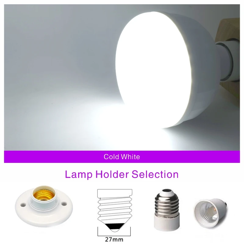 E27 LED Bulb 20W 30W 40W 50W 60W Lampada LED Light 220V No Flicker LED Table Lamp Bombilla Spotlight Lighting Ampoule Blub