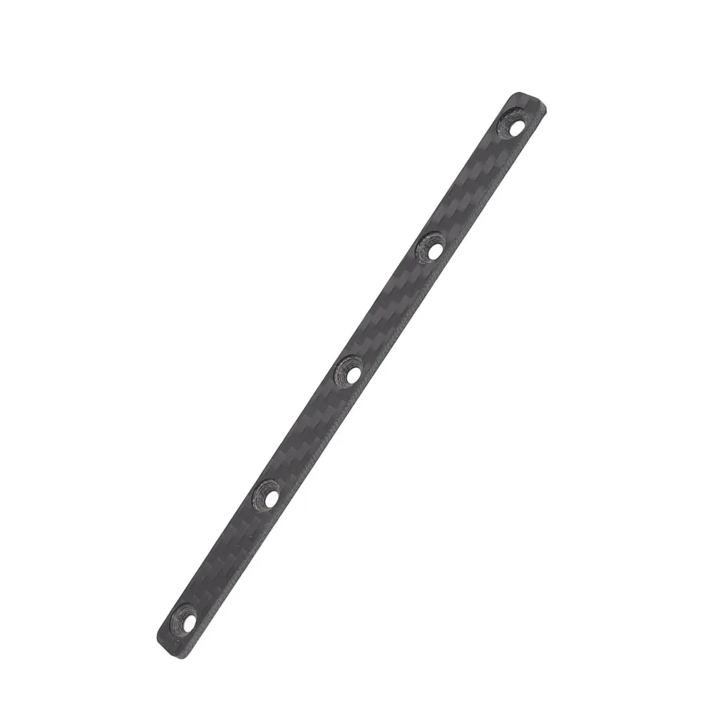 Lightweight RC Chassis Reinforcement High Strength Black Carbon Fiber Chassis Stiffener for Tamiya TT02/TT-02 1/10 RC Car