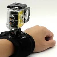 Hand Strap Tripods 360 Degrees Rotate Gopro Wrist Strap Arm Mount Wrist Band For Gopro Hero 4 3+ 3 2 SJ4000 SJ5000 Action Camera