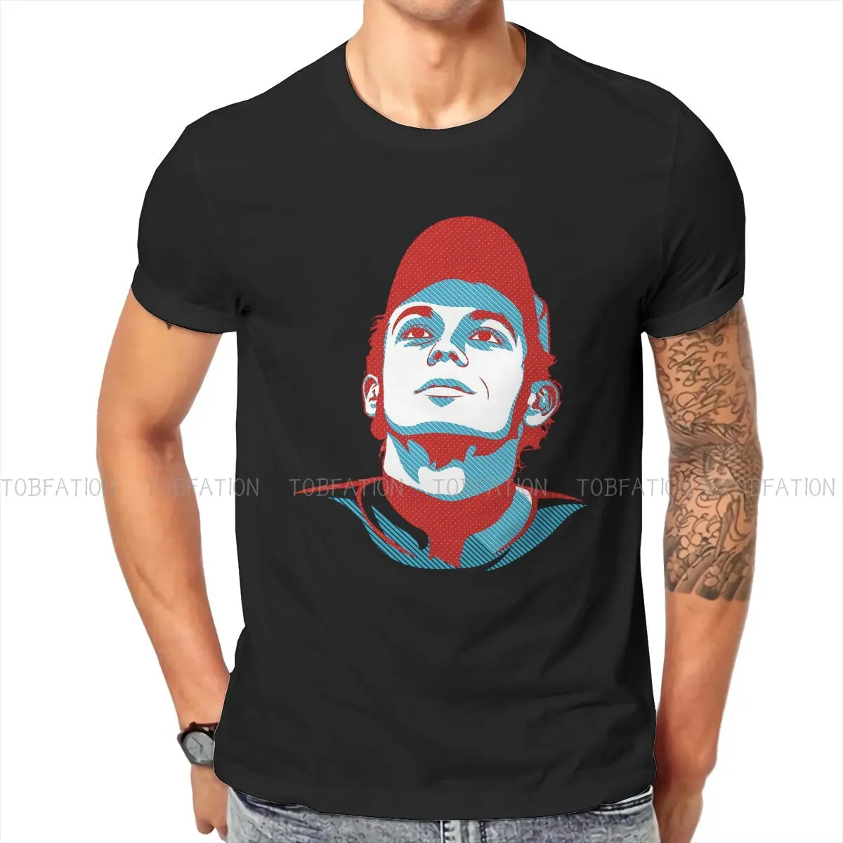 Moto GP Rossi The Legend T Shirt Graphic Men Tees Summer Polyester Clothing Harajuku O-Neck TShirt