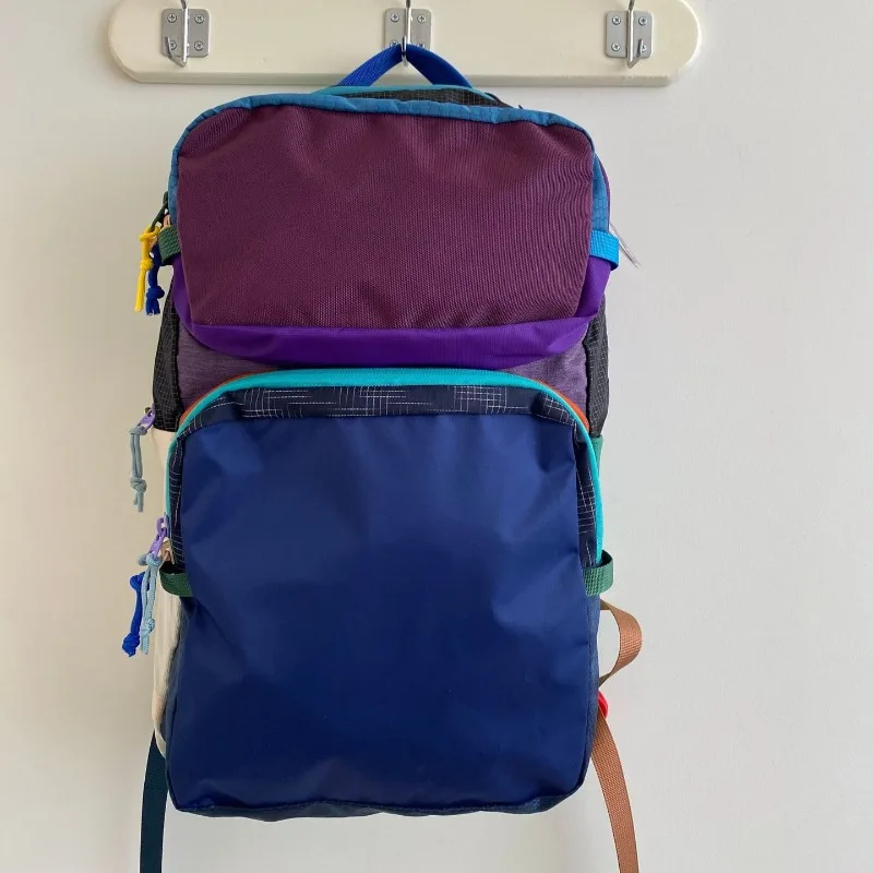 2026 New 16L Dopamine Nylon Backpack for Men's and Women's Mountaineering Travel, Large Capacity Student Practical Backpack