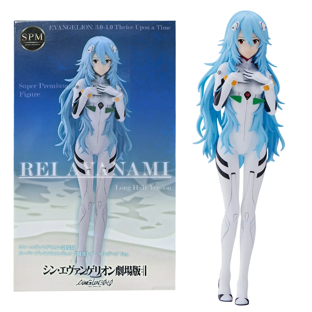 19cm Anime nuova versione teatrale Finale capelli lunghi Ayanami Rei Eva figura Action Figure PVC modello bambola giocattoli classici regali