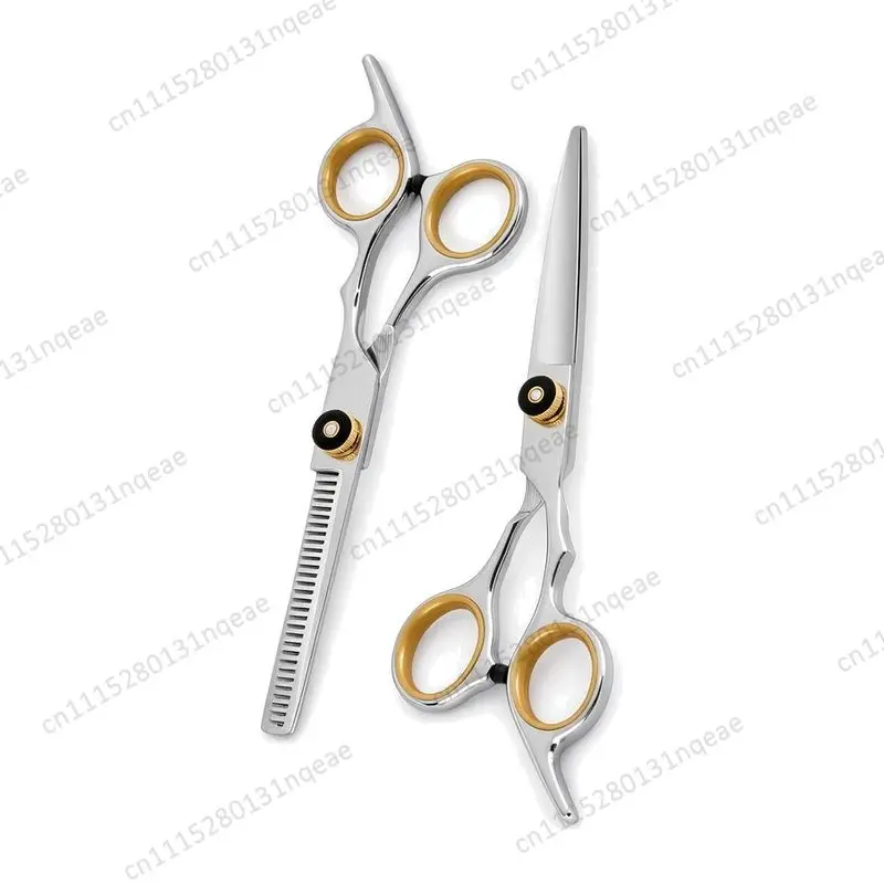 Traceless Tooth Scissors, Haircut, Hairdressing Scissors, Household Thinning and Broken Hair Scissors, Bangs Artifact Set