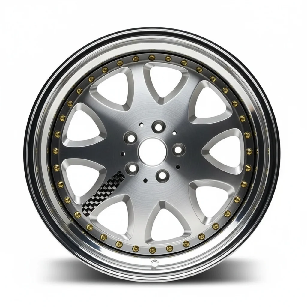 

2 Piece Forged Wheels, 18-24 inch Forged Alloy Deep Concave Rims fit for BMW M3, for Tesla Model Y, Custom Car Rims