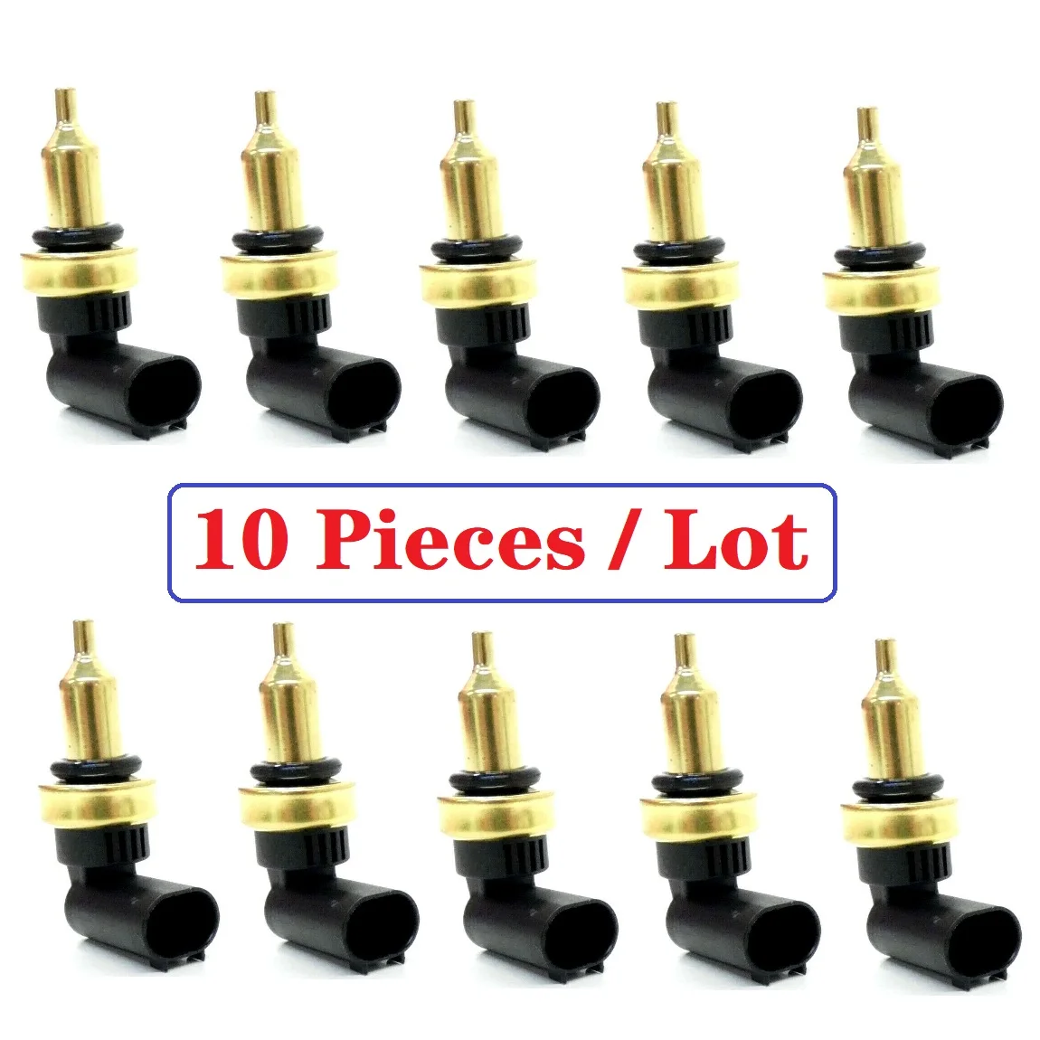 10 X Coolant Temperature Sender Sensor for Mercedes-Benz Chrysler Dodge Jeep 5175764AA / A0999053700 / 068068747AA / 068068747AB