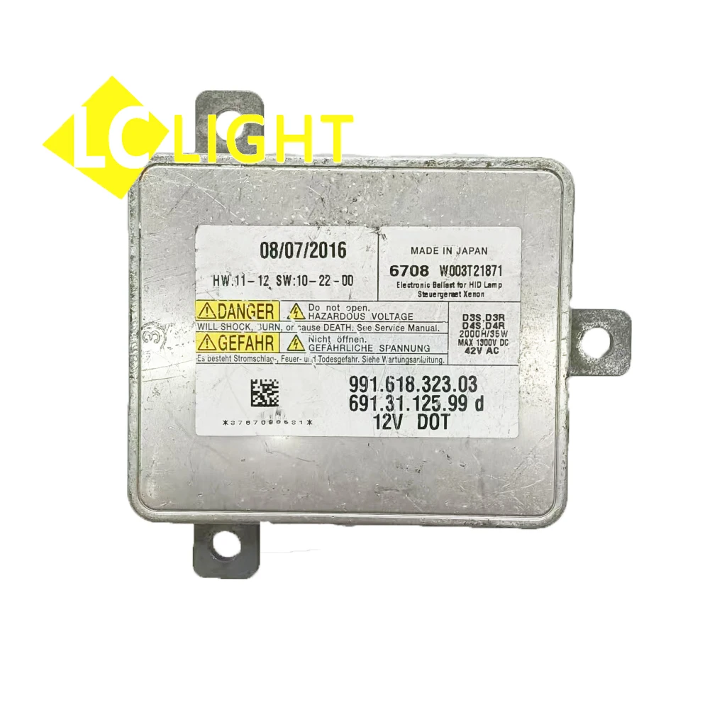 

991.618.323.03 Original LED Headlamp Controller Ballast Module 99161832303 W003T21871 HID Lamp For Por-sc h e 911 2012-2021