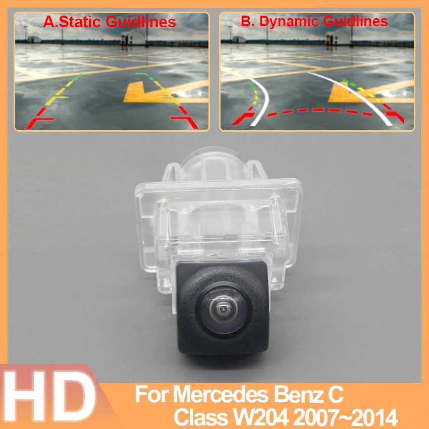 140 degree wide angle Rear View Camera Backup Waterproof High quality RCA Camera For Mercedes Benz C Class W204 2007~2013 2014