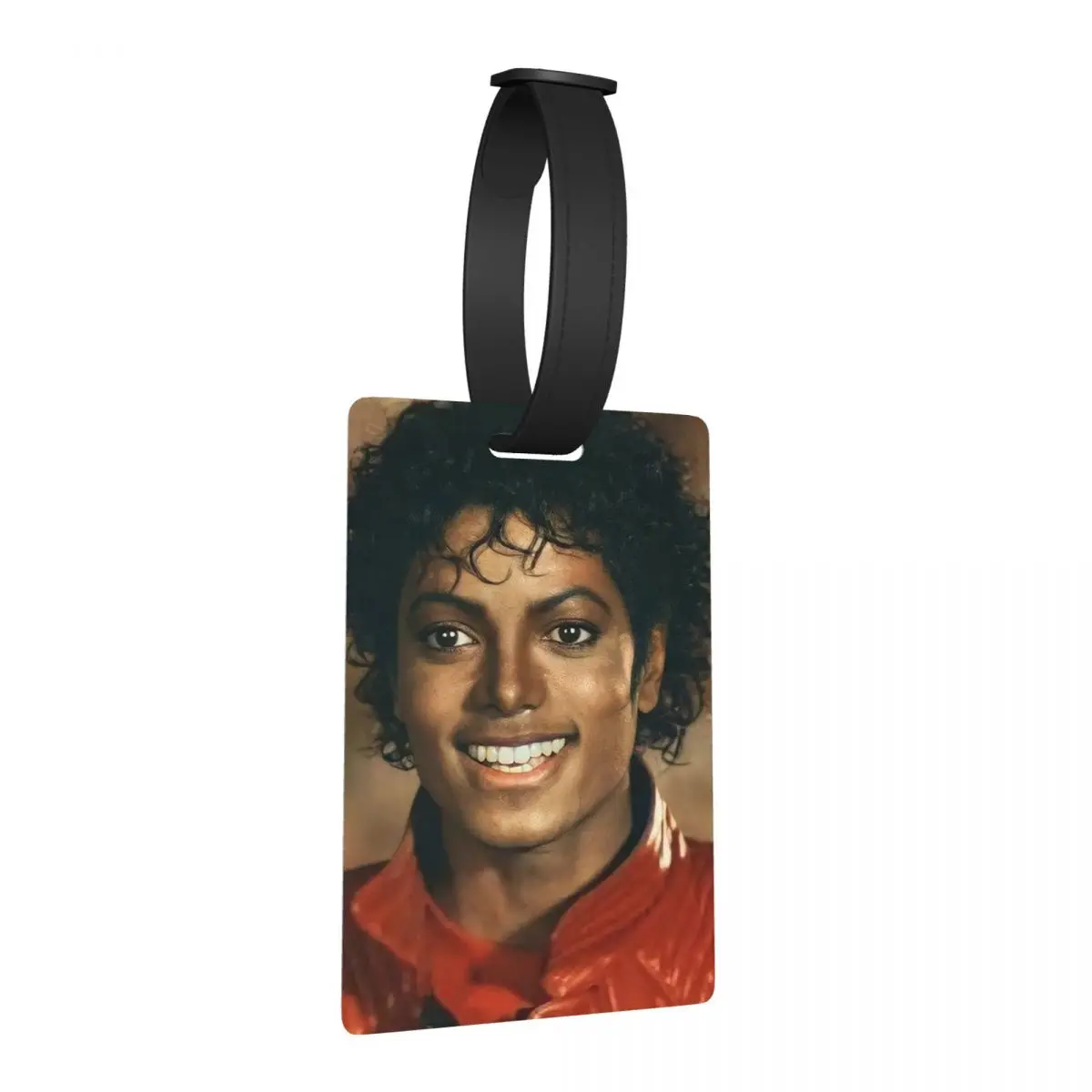 

Michael Jackson Luggage Tags Suitcase Accessories Travel Cute Baggage Boarding Tag Label Holder ID Name Address