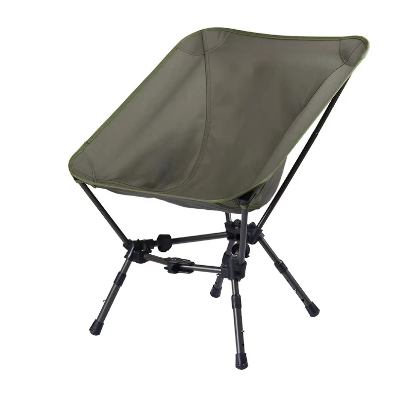 

New Portable Camping Outdoor Picnic Stool Aluminum Folding Small Moon Backpacking Outdoor Chair