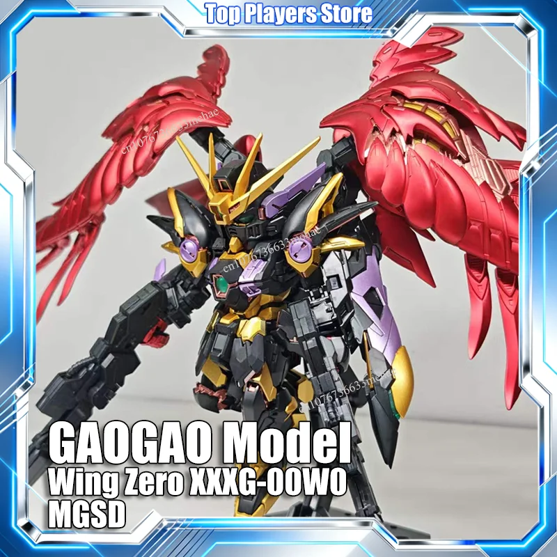 

In Stock GAOGAO Model XXXG-00W0 Wing Zero MGSD Toys Lelouch Color Assembly Model Kit Toys Action Figures Model Kits Robot Gift
