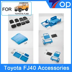 Pièces de rechange d'origine pour Toyota FJ40, coque de poutre, lentille d'opathie, plus récent jeu, vis de moyeu de roue, FMS 1/10