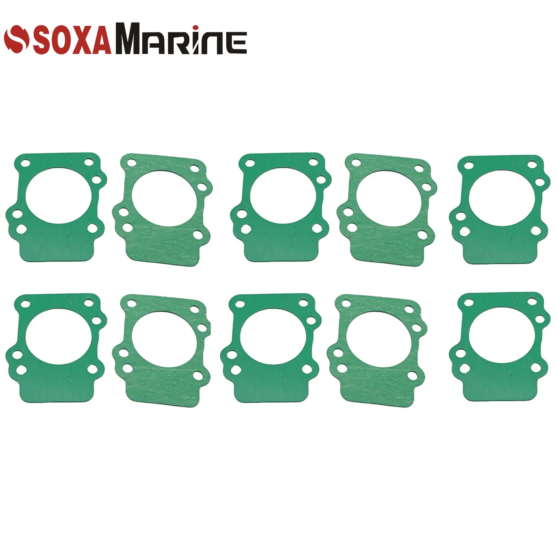 

10pcs Universal Outboard Water Pump Impeller Gasket 682-44315-A0 for Yamaha 2/4 Stroke 9.9 15 HP Boat Engine 682-44315-A0-00
