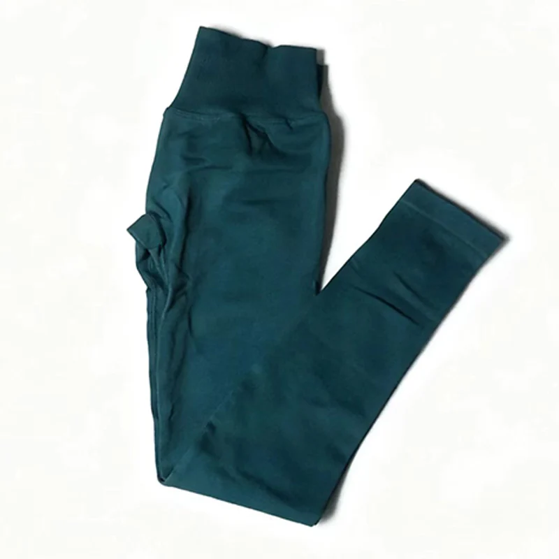 Ударные леггинсы, эластичные бесшовные леггинсы с низкой ребра на талии, леггинсы для бега в тренажерном зале и ягодицах, женские узкие брюки для йоги