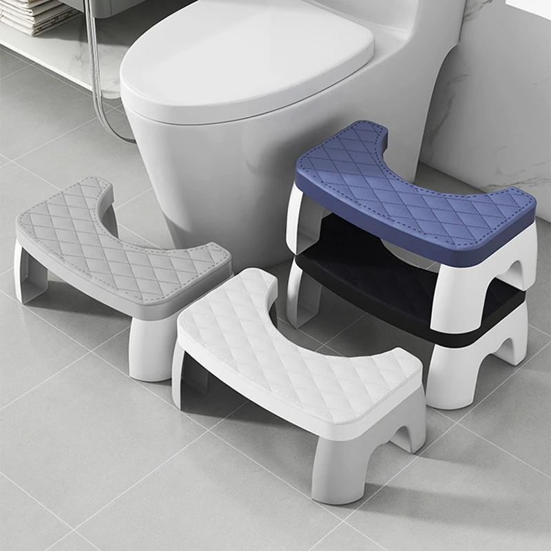 1 Pc Toilet Squat Stool Removable Non-slip Toilet Seat Stool Portable Squat Stool Home Adult Bathroom Accessories