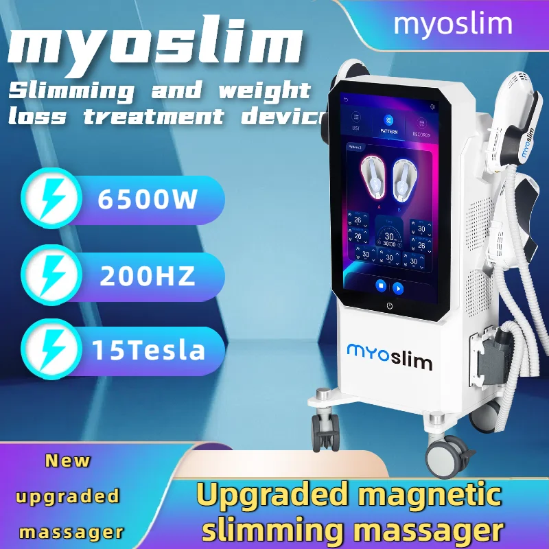 

Myoslim EMS Body Sculpt 15T 6500w Body Slimming Fat Burning Muscle Sculpting Electromagnetic Stimulate Sculpt Machine