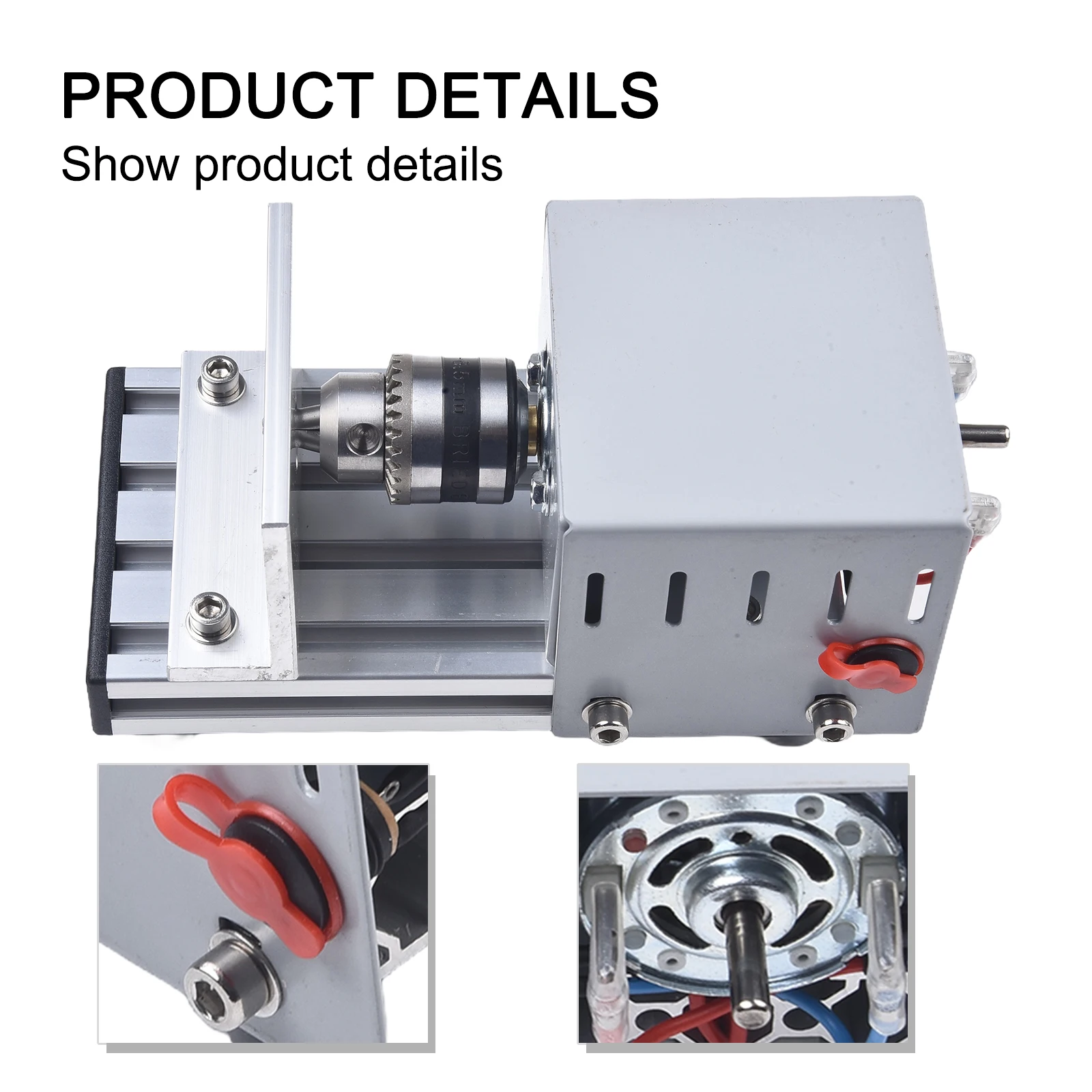 High Quality Material Lathe Beads Machine Lathe Beads Machine 5000-10000 Rpm 96 W With 7 Levels Of Power Adapter