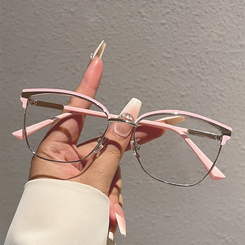 KAMMPT Katzenaugen-Brille für Damen, Modisches Vintage-Design, Dekorative Optische Fassungen 2026, Neue Stilvolle Blaulichtfilter-Brille für Damen