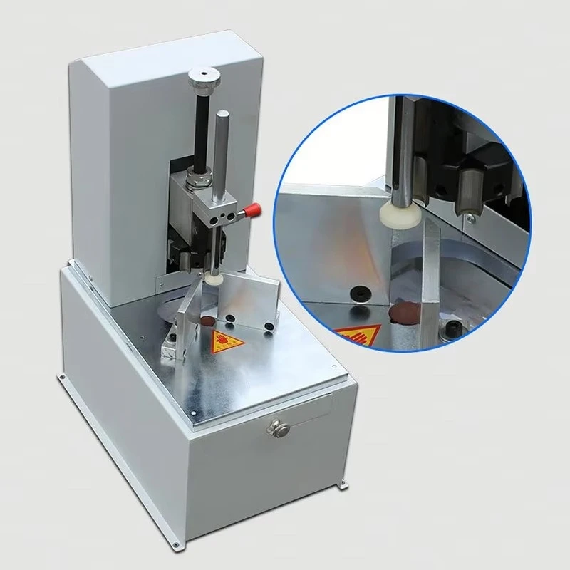 120W R2-R9 Desktop Book Corner Cutting Machine, Iron Metal Electric Paper Corner Cutting Machine, Office Equipment