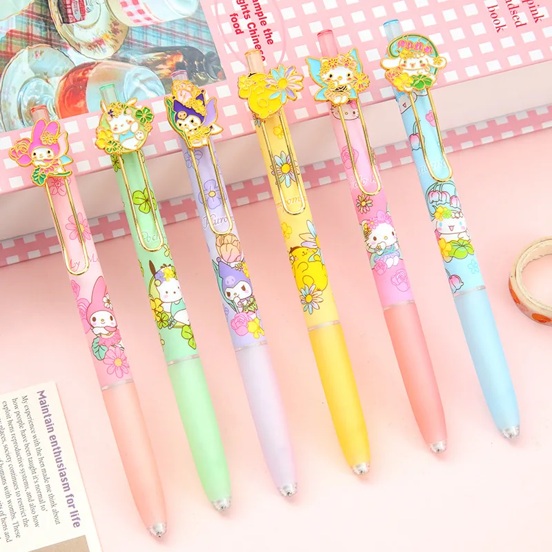 36 pcs/lot Sanrio Kawaii Animal Mechanical Pencil Cute 0.5MM Drawing Writing Automatic Pen School Office Supplies