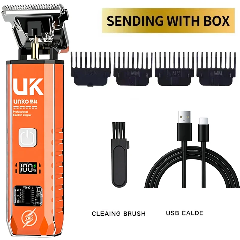 

2026 NEW Electric T9 Hair Cutting Machine Professional Hair Clipper Shaver Trimmer Men hair mower Barber styling appliances