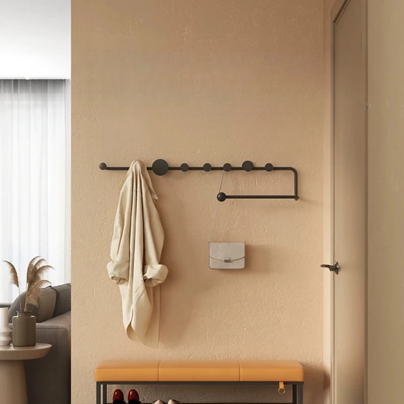 Nordic Style Wall Mounted Coat Rack Creative Entryway Hat Hanger for Living Room Home Decor Art