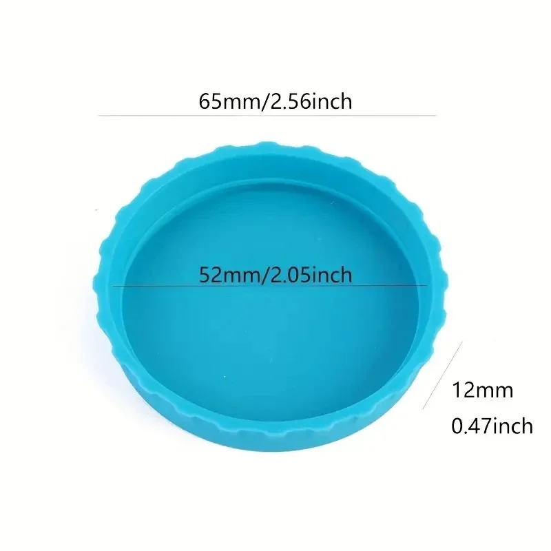 2pcs Silicone Can Lids, Soda Water Silicone Lids, Silicone Sealing Cover, Beverage Beer Can Lids, Drinkware Accessories