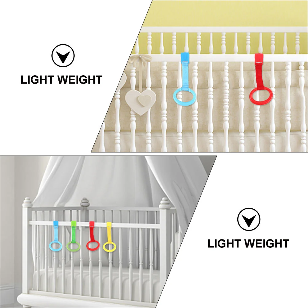 2 stuks baby-trekring voor sta-oefeningen, lichtgewicht wieghanggreep, ideaal looptrainingshulpmiddel voor peuters, kinderkamerveiligheid