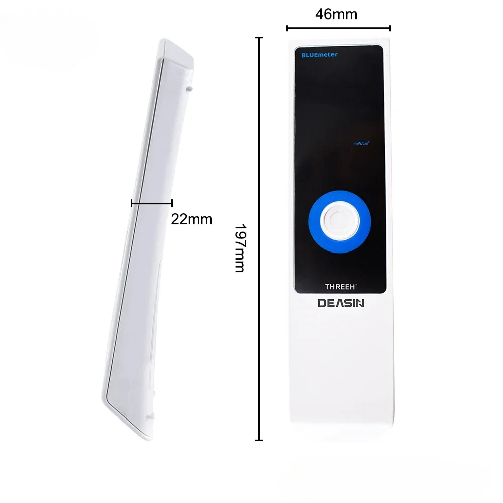 Wireless Dental Visible LED radiometer curing intensity Battery dentistry instrument equipment tools