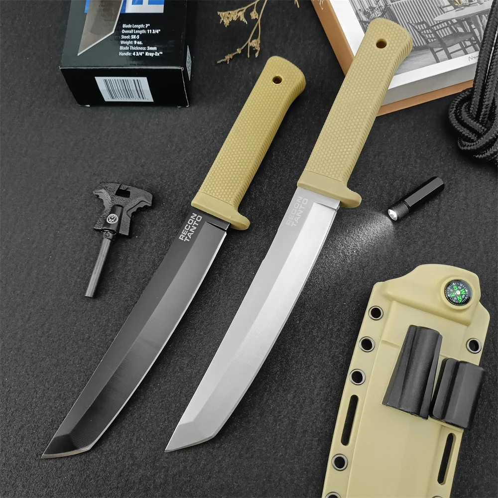 NEW Scout Samurai sword Outdoor Sword Tactical Hunting Hiking Camping Survival Rescue multi-purpose EDC portable straight sword