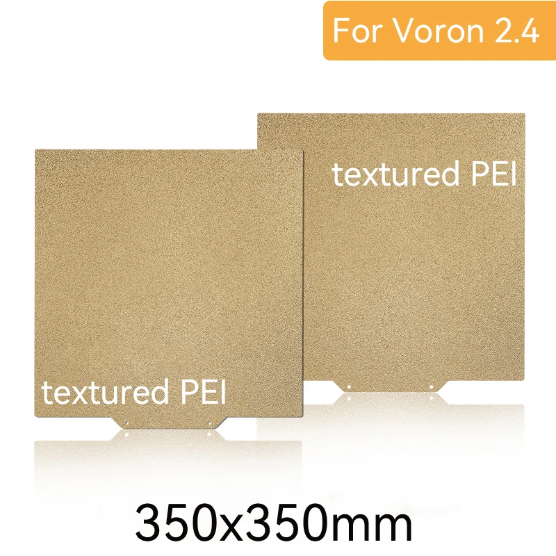 ENERGETIC 350x350mm For Voron 2.4 Flexible Build Plate Removal Spring Steel PEI Sheet for FYSETC Voron 2.4 3D Printer